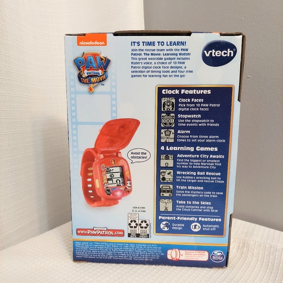 Paw Patrol Marshall Learning Wrist Watch Vtech Matching Memory Numbers - Picture 2 of 8
